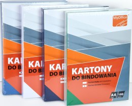 Okładki do bindownic MyOffice błyszczące niebieskie