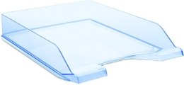 Półka na dokumenty Donau standard niebieska transparentna
