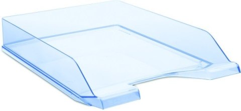 Półka na dokumenty Donau standard niebieska transparentna