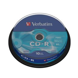 Płyty Verbatim CD-R Extra Protection cake box 10 szt.