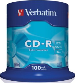 Płyty Verbatim CD-R Extra Protection cake box 100 szt.