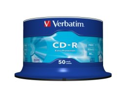 Płyty Verbatim CD-R Extra Protection cake box 50 szt.