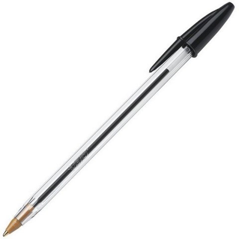 Długopis BIC CRISTAL CZARNY 802800 GRIP !!!!! GRIP !!!! z gumką