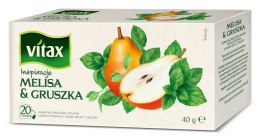 Herbata VITAX owocowa MELISA i GRUSZKA /20/ INSPIRATION