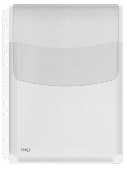 Koszulki na katalogi Leitz PVC 170 mic. z klapką