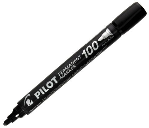 Marker permanentny Pilot SCA-100 okrągła końcówka czarny