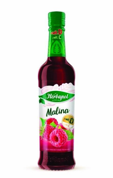 Sok HERBAPOL 420ml malinowy syrop