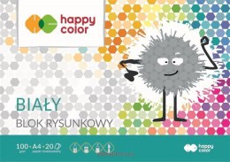 BLOK RYSUNKOWY HAPPY COLOR A4/20k BIAŁY 100g EAN : 5905130106606