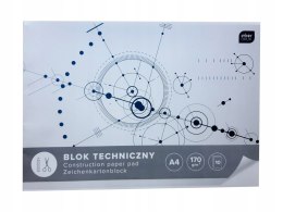 Blok techniczny INTERDRUK A4/10 biały EAN : 5902277070005