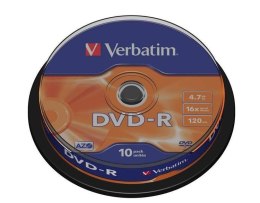 DVD VERBATIM -R 4.7 GB cake /10/ 43523
