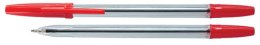 Długopis OFFICE PRODUCTS KLASYCZNY 0,7mm CZERWONY 17015211-04 ze skuwką