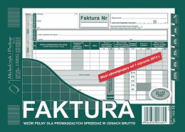 Druk Faktura VAT A5 brutto MiP 143-3e