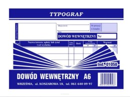Druk dowód wewnętrzny A6 01058 TG