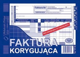 Druk faktura VAT korekta A5 MiP 107-3E