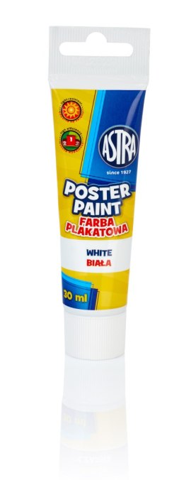 FARBA PLAKATOWA ASTRA 30ml BIAŁA EAN : 5900263020300