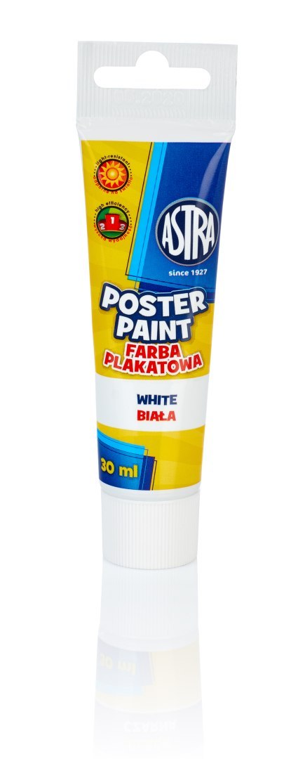 FARBA PLAKATOWA ASTRA 30ml BIAŁA EAN : 5900263020300