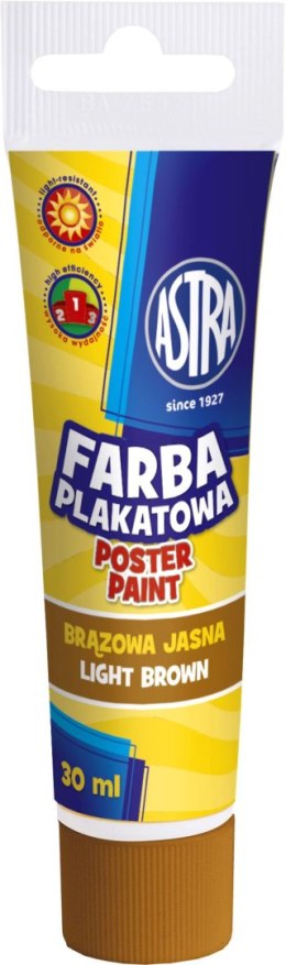 FARBA PLAKATOWA ASTRA 30ml BRĄZOWA JASNA EAN : 5900263020386
