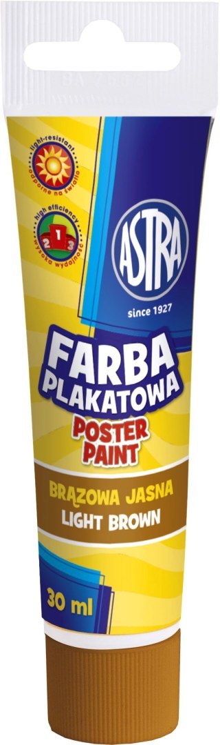FARBA PLAKATOWA ASTRA 30ml BRĄZOWA JASNA EAN : 5900263020386