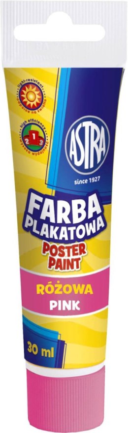 FARBA PLAKATOWA ASTRA 30ml RÓŻOWA EAN : 5900263020416