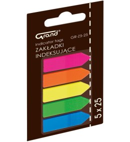 Zakładki indeksujące Grand GR-Z5-25 strzałki mix kolorów