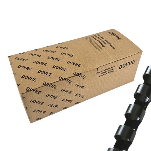Grzbiety do bindowania 22mm ARGO czarne /50/ 405222
