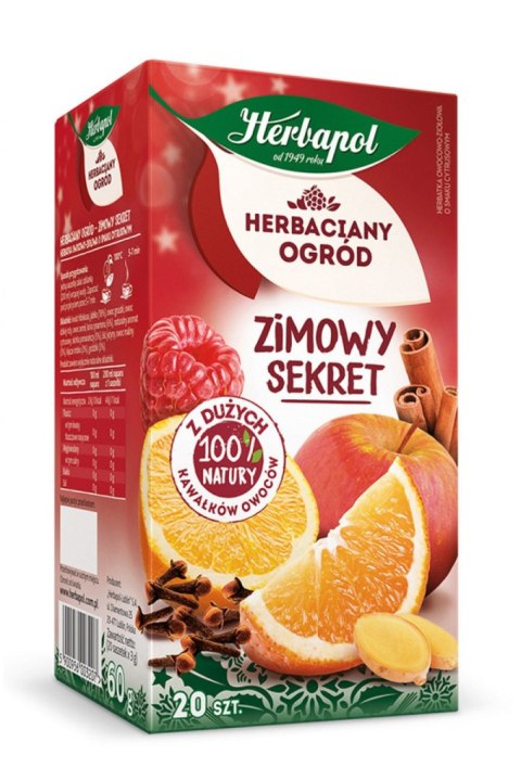 Herbata HERBAPOL owocowa HERBACIANY OGRÓD /20/ EAN : 5900956003207 ZIMOWY SEKRET