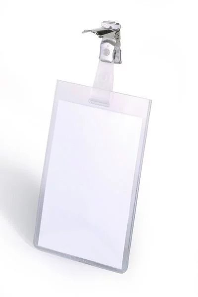 Identyfikator DURABLE 90x60mm z klipsem 800219