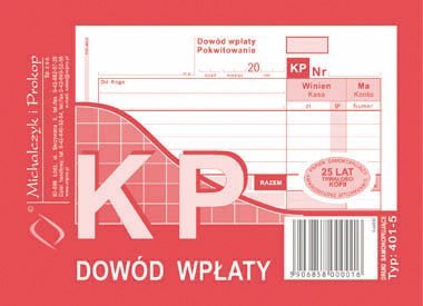 KP dowód wpłaty Michalczyk i Prokop A6