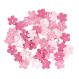 KWIATKI PAPIEROWE GALERIA PAPIERU NIEZAPOMINAJKI z perełką /50/ 252033 RÓŻOWY półprodukt EAN : 5903069041135