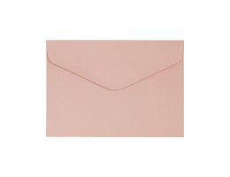 Koperta ozdobna GALERIA PAPIERU C6 GŁADKA PUDROWY RÓŻ 130g 280235 /10 szt/ satynowana