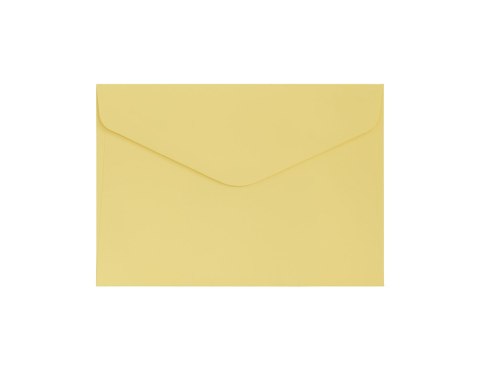 Koperta ozdobna GALERIA PAPIERU C6 ŻÓŁTA GŁADKA SATYNOWA 130g /10/ 280237