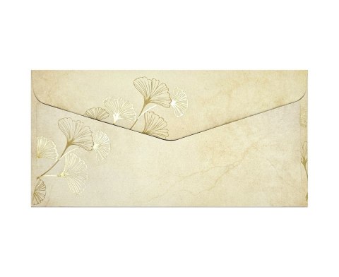Koperta ozdobna GALERIA PAPIERU DL GINKGO /10/ 120g 281101 EAN : 5903069056115