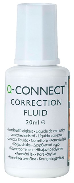 Korektor w płynie Q-CONNECT 20ml z pędzelkiem KF10507