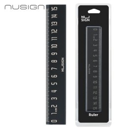 LINIJKA DELI NUSIGN 15cm CZARNA ENS096-BC EAN : 6942233663659