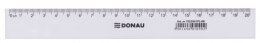Linijka DONAU 20cm plastikowa TRANSPARENTNA 7052001PL-99 EAN : 5901498050902