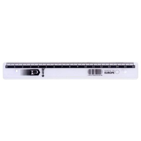 Linijka plastikowa MEMOBE by PRATEL 16cm ML-103-00 EAN : 5903273509216