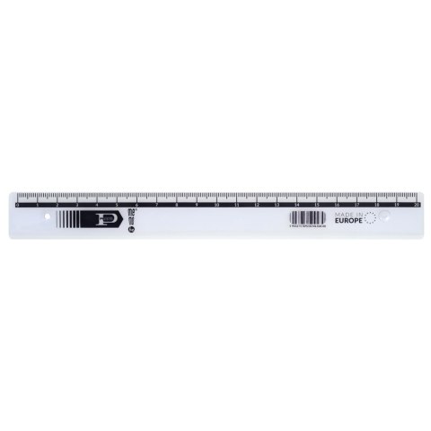 Linijka plastikowa MEMOBE by PRATEL 20cm ML-104-00 EAN : 5903273509230