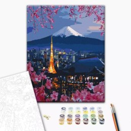 MALOWANIE PO NUMERACH BRUSHME 40x50cm BR-BS26047 EAN : 5901498127833 podróż po Japoni