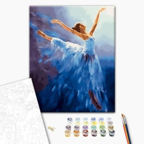 MALOWANIE PO NUMERACH BRUSHME 40x50cm BR-BS34829 EAN : 5901498126041 baletnica w powietrzu