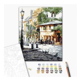 MALOWANIE PO NUMERACH BRUSHME 40x50cm BR-BS8875 EAN : 5901498126225 letnia kawiarnia