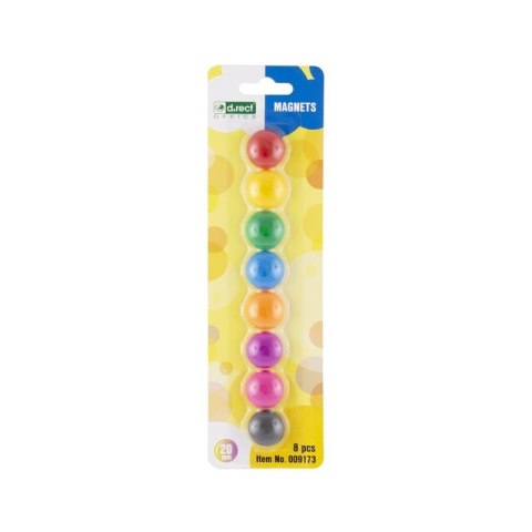 Magnesy D.RECT 20mm /8/ 009173 mix kolorów EAN : 5907814634221