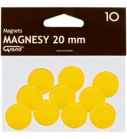 Magnesy GRAND 20mm ŻÓŁTE 130-1691 /10/ EAN : 5903364258627