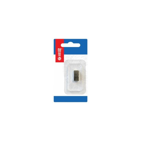 Magnesy do tablic szklanych MEMOBE /4/neodymowe 1x1x0,4cm blister MM001-01