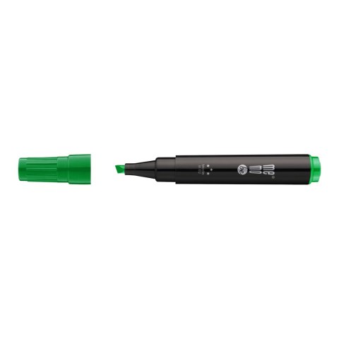 Marker MEMOBE MM201-04 permamentny ZIELONY końcówka ścięta M201