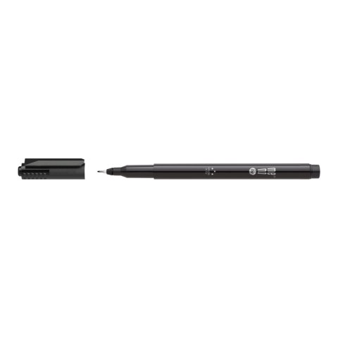 Marker MEMOBE MM251-02 permamentny CZARNY końcówka "F" 0,5mm /foliopis/