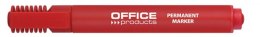 Marker OFFICE PRODUCTS permamentny CZERWONY ścięty 1-5mm 17071311-04