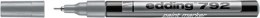 Marker olejowy Edding 792 w plastikowej obudowie srebrny