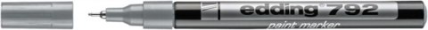 Marker olejowy Edding 792 w plastikowej obudowie srebrny