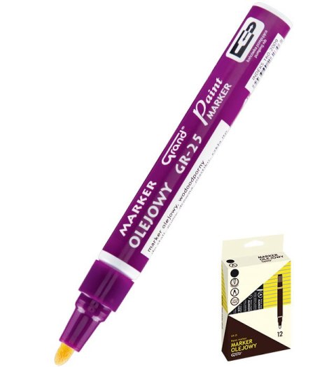 Marker olejowy GRAND GR-25 FIOLETOWY 160-2009