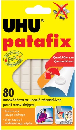 Masa mocująca UHU PATAFIX /80 kostek/ U43500 /masa klejąca/